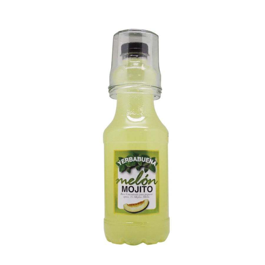 Non-alcoholic Melon Mojito drink produced by Industrias Espadafor, available in 1.5 litre format + glass included, ready to buy