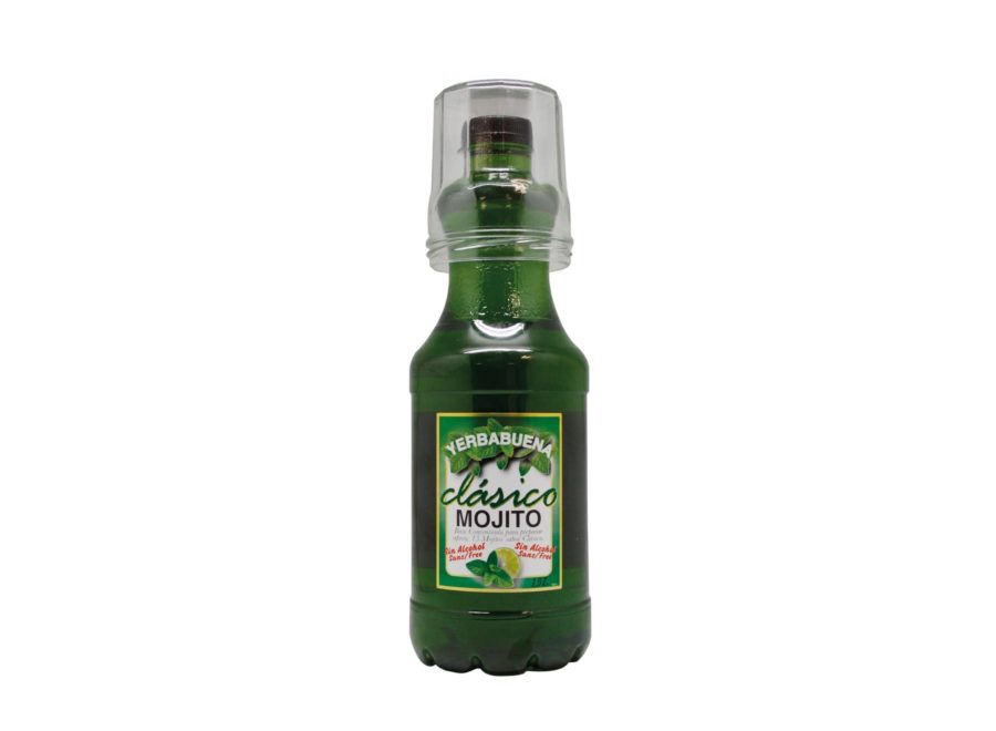 Non-alcoholic Mojito drink produced by Industrias Espadafor, available in 1.5 litre format + glass included, ready to buy