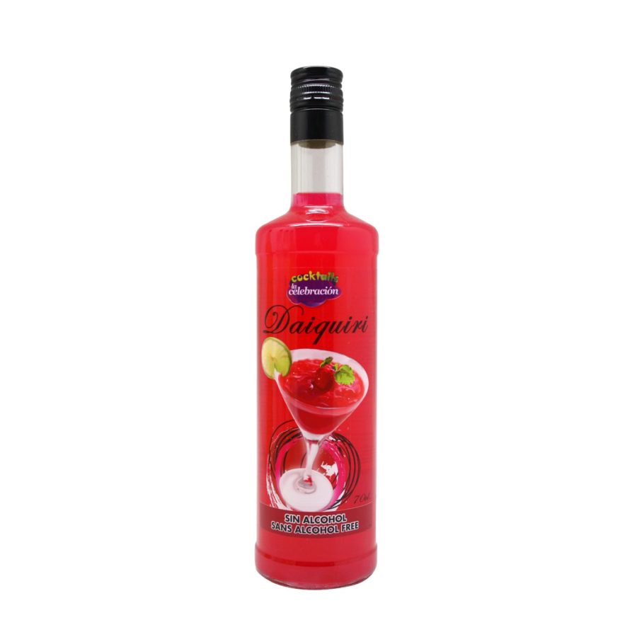 Alcohol-free Daiquiri cocktail, 0.7 litre bottle of prepared cocktail, a mix ready to be enjoyed.