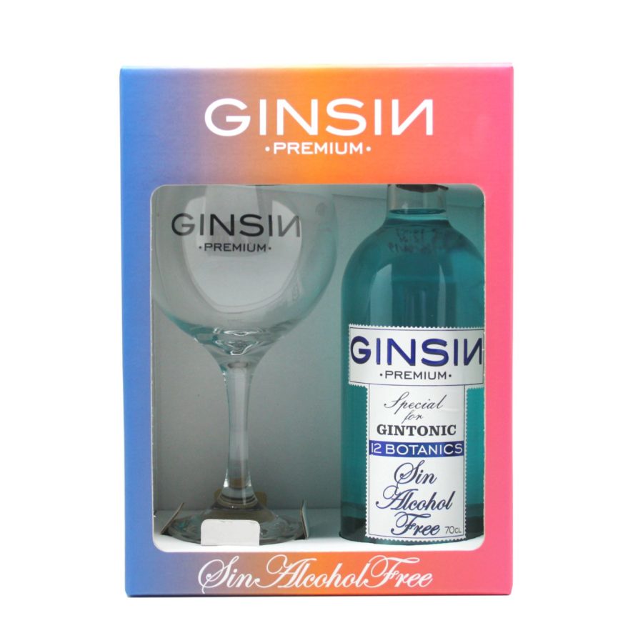 Ginsin 12 botanics case with gift cup. Presented in a special box.